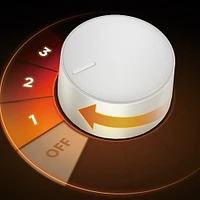 Appareil électrique de chauffage radiant à quartz de 1500W avec 3 réglages de chaleur Chauffage à quartz