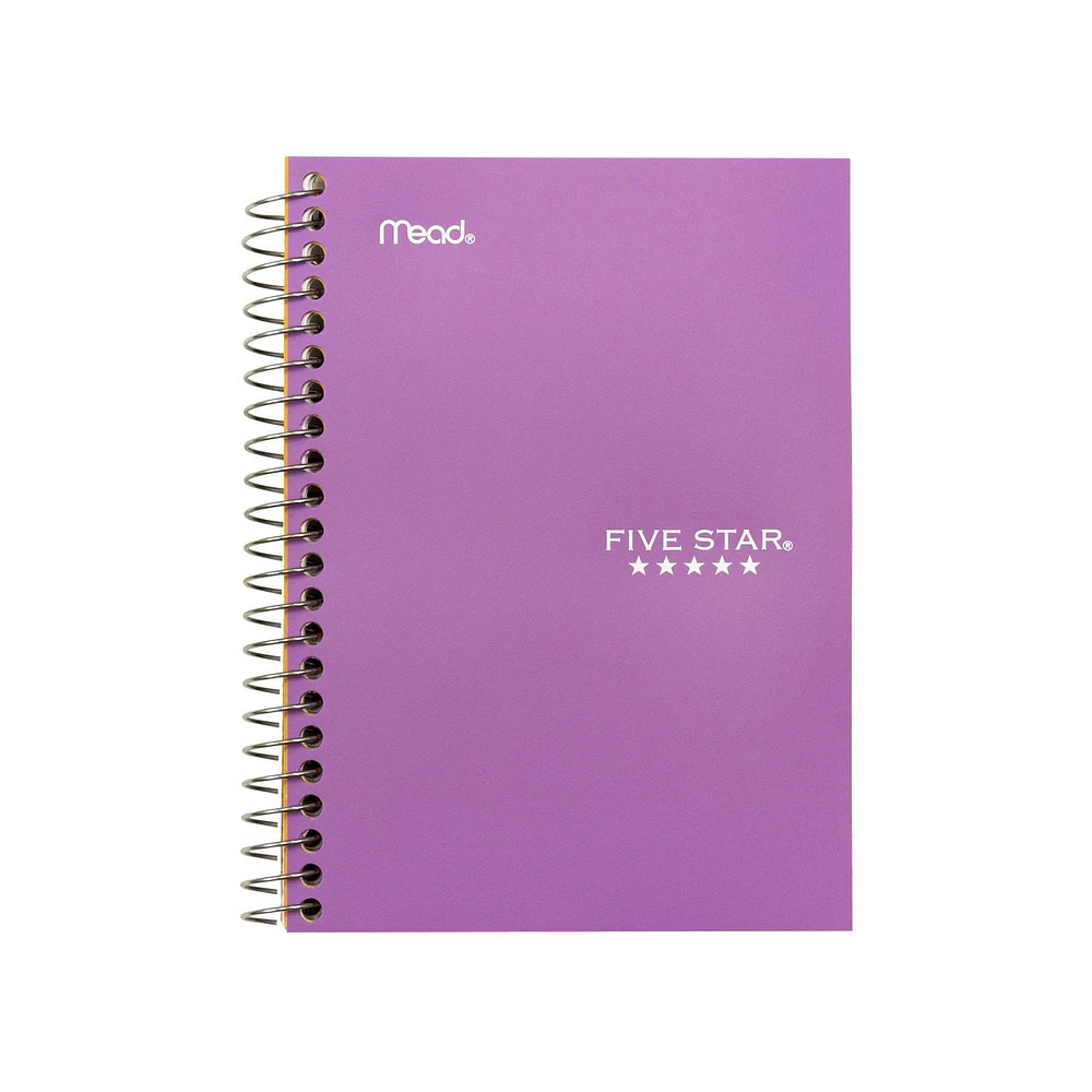 Cahier Five Star en poly, 5x7, 160 pages, asst. Cahier comp 5X7