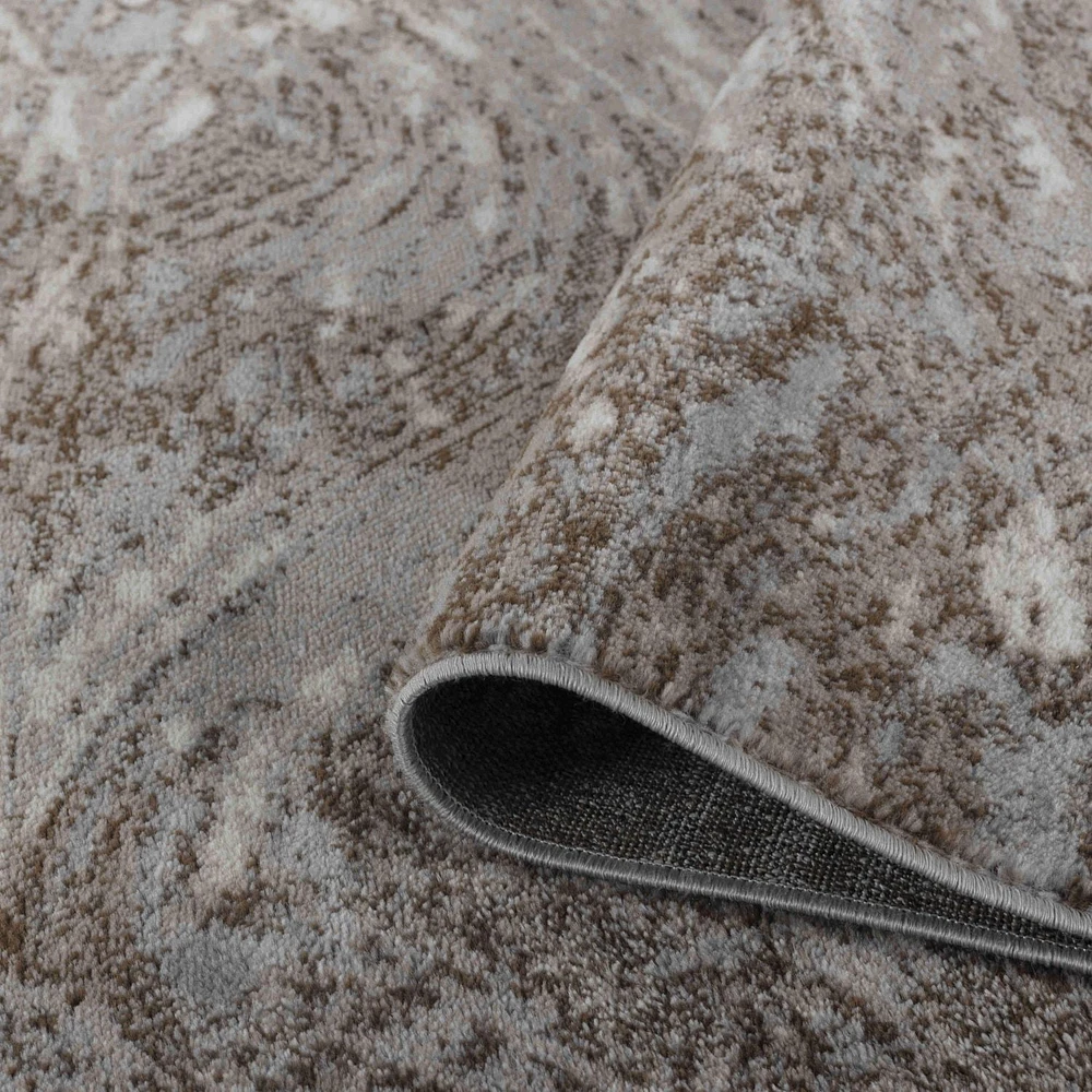 Rug Branch Collection Sakarya Tapis d'intérieur abstrait vague moderne
