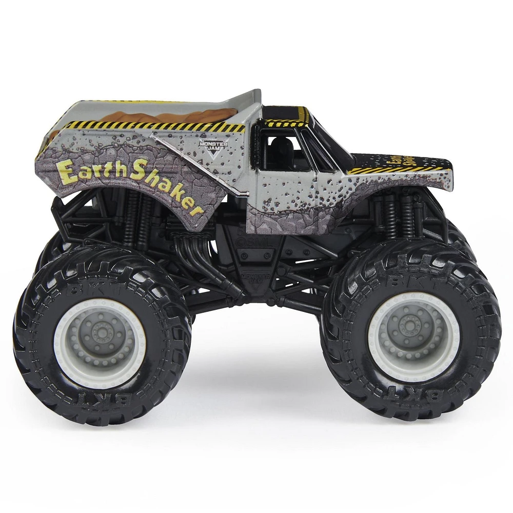 Monster Jam, Monster truck El Toro Loco officiel, véhicule en métal moulé, série Wreckless Trucks, échelle 1:64