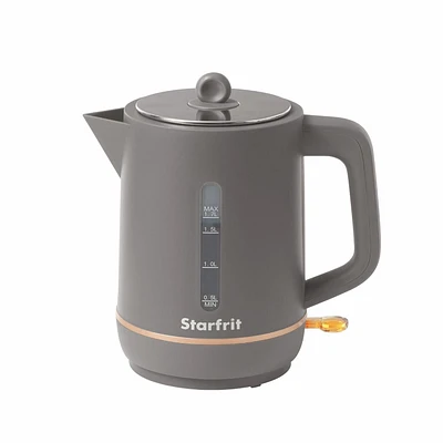 Bouilloire en plastique Starfrit Caledonia de 1,7 L.