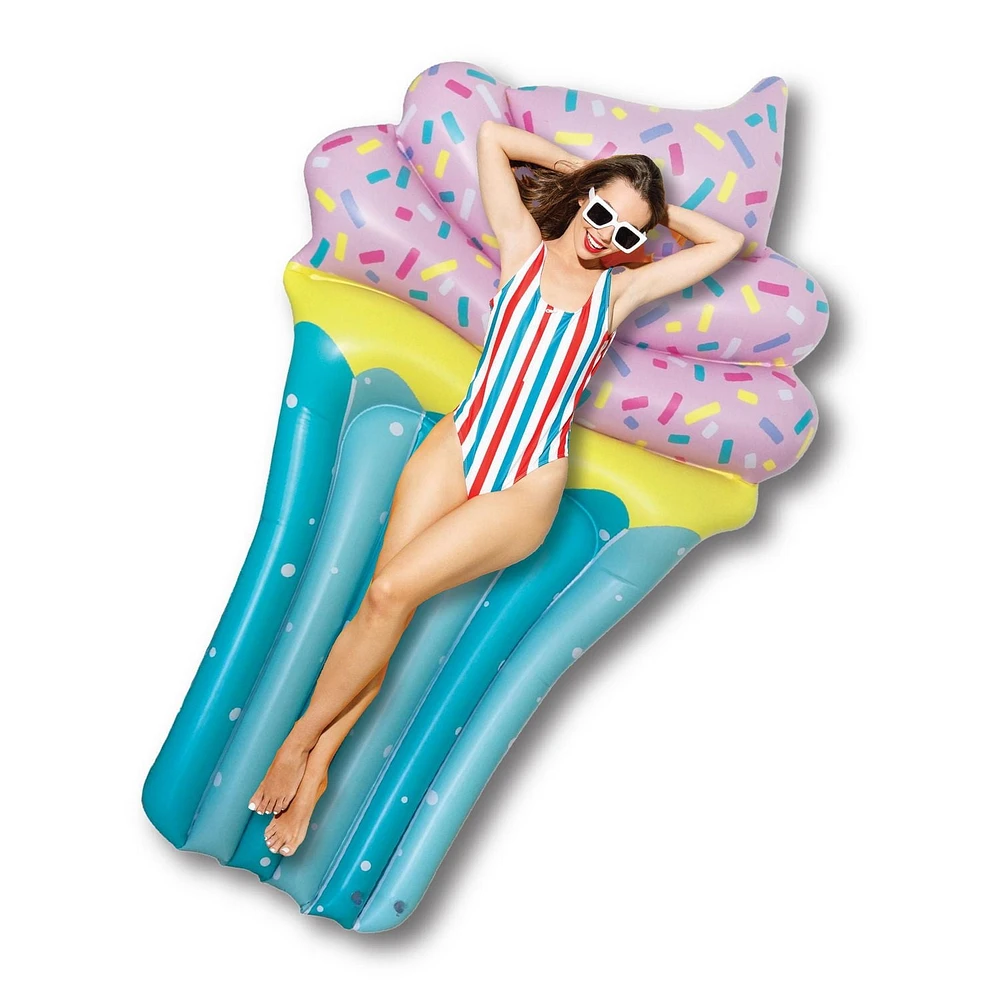 Bluescape Bouée Gonflable en Forme de Crème Glacée Bouée Gonf. Forme Crème Glacée