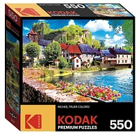 Kodak 550pc Puzzle - Auvezere River in France, Kodak Prem 550PC Puzzle