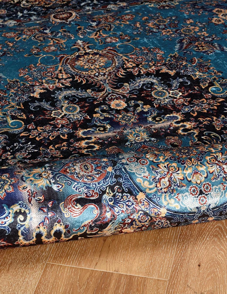 Emerald Harris Cream & Copper 2'2" x 3'2" Accent Rug