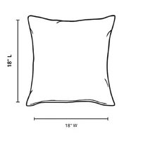 Coussin De Coton (18 "X 18") (Poulet De Ferme) - Ensemble De 2