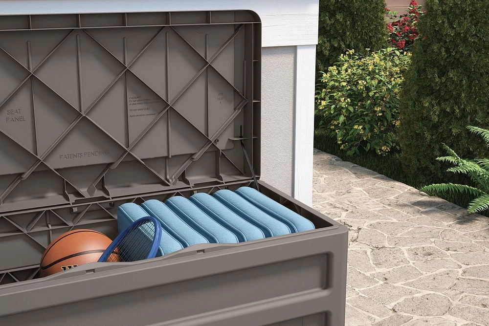 Suncast 73 Gallon Medium Deck Box, 73 Gallon Deck Box