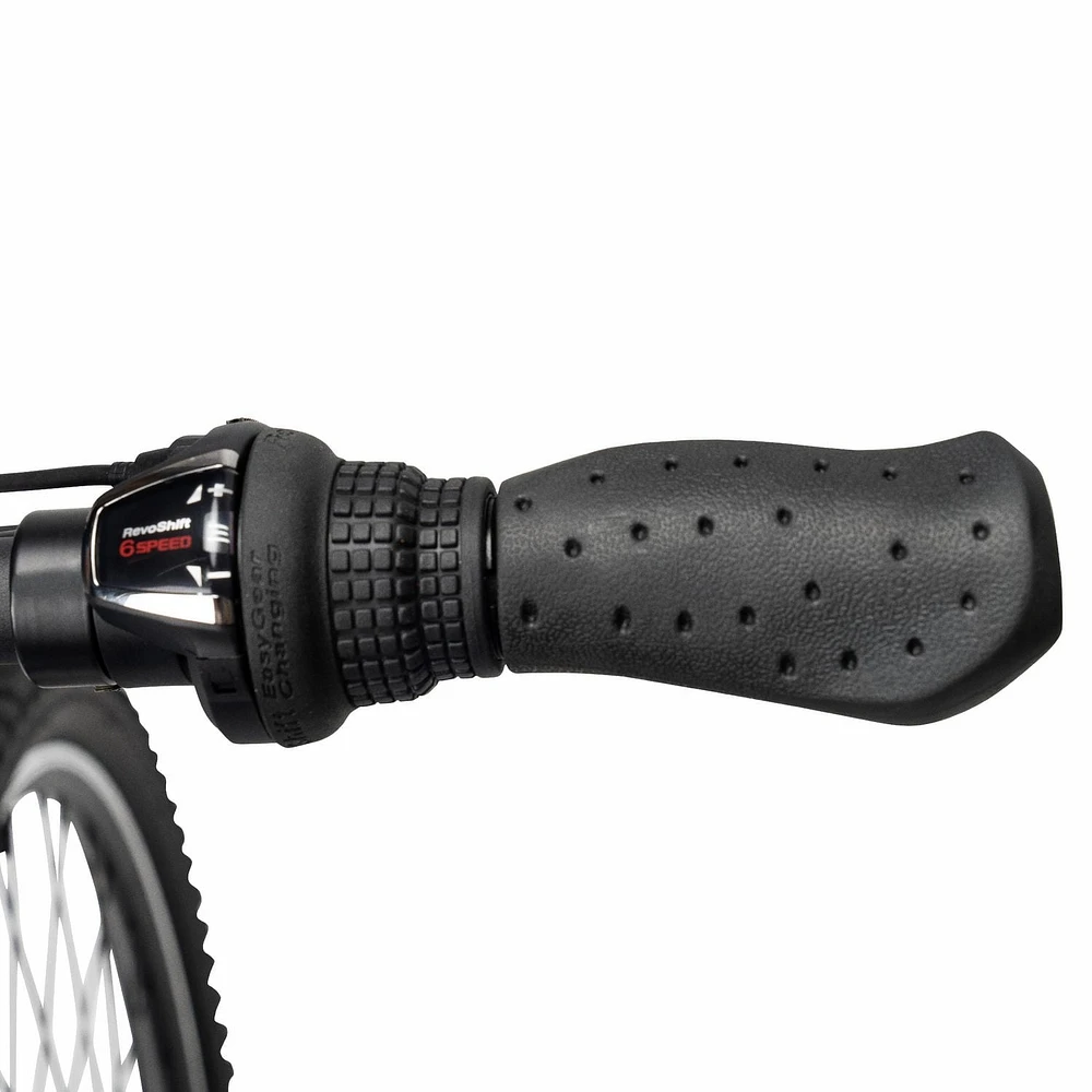 Hyper 26" 36V Electric Mountain Bike for Adults, Pedal-Assist, 250W E-Bike Motor, Blue