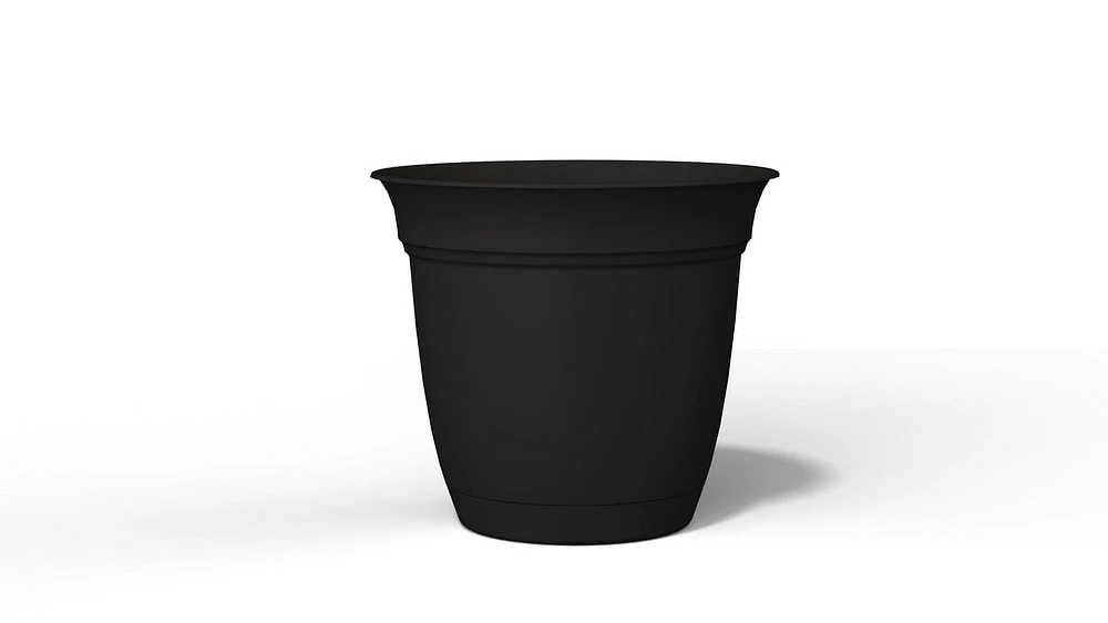 Jardinière avec soucoupe attachée Eclipse de The HC Companies Jardinière de 8 po