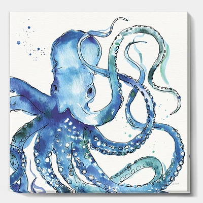 Designart Blue Deep Sea VIII Art mural sur toile
