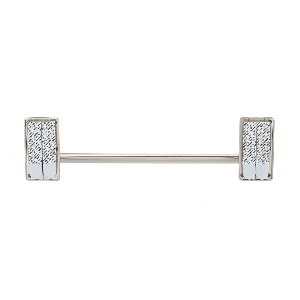 Porte-serviette à mains pour la salle de bain Command(MC), BATH41-SN-EF, nickel satiné, 1,4 kg (3 lb) BATH41-SN-EF, nickel satiné