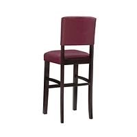 Tabouret de bar rouge Benson