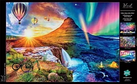 Buffalo Games - Vivid Collection - Icelandic Mountain - 300 Piece Jigsaw Puzzle
