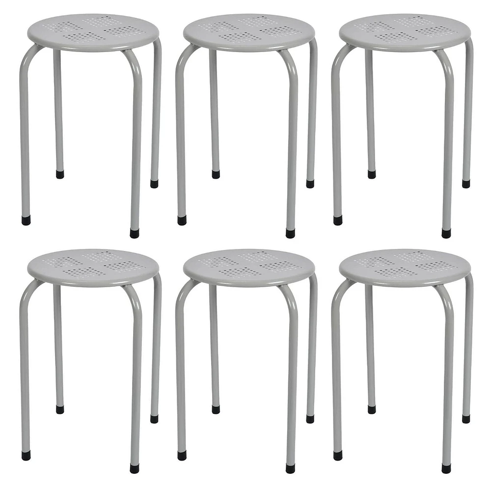 Tabouret en métal Tabouret en métal  - Blanc