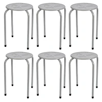 Tabouret en métal Tabouret en métal  - Blanc