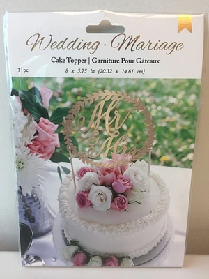 Mr Mrs Cake Top BNTG