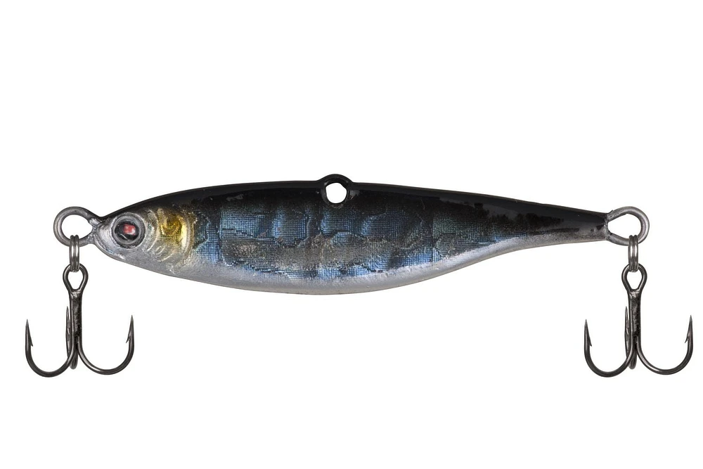 Berkley BHBVB-028-NSH Vibrato Appât gabarit, lent slottant sur la chute, cosmétiques améliorés, 2 5/8", 1oz, deux hameçons triples Nat. Shiner
