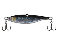 Berkley BHBVB-028-NSH Vibrato Appât gabarit, lent slottant sur la chute, cosmétiques améliorés, 2 5/8", 1oz, deux hameçons triples Nat. Shiner