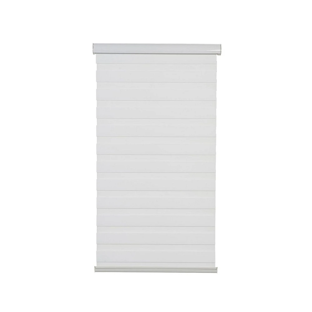 Store zébré filtrant la lumière à enroulement automatique sans cordon de hometrends Conception épurée sans cordon