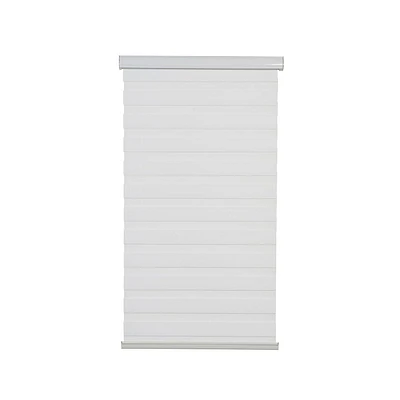 Store zébré filtrant la lumière à enroulement automatique sans cordon de hometrends Conception épurée sans cordon