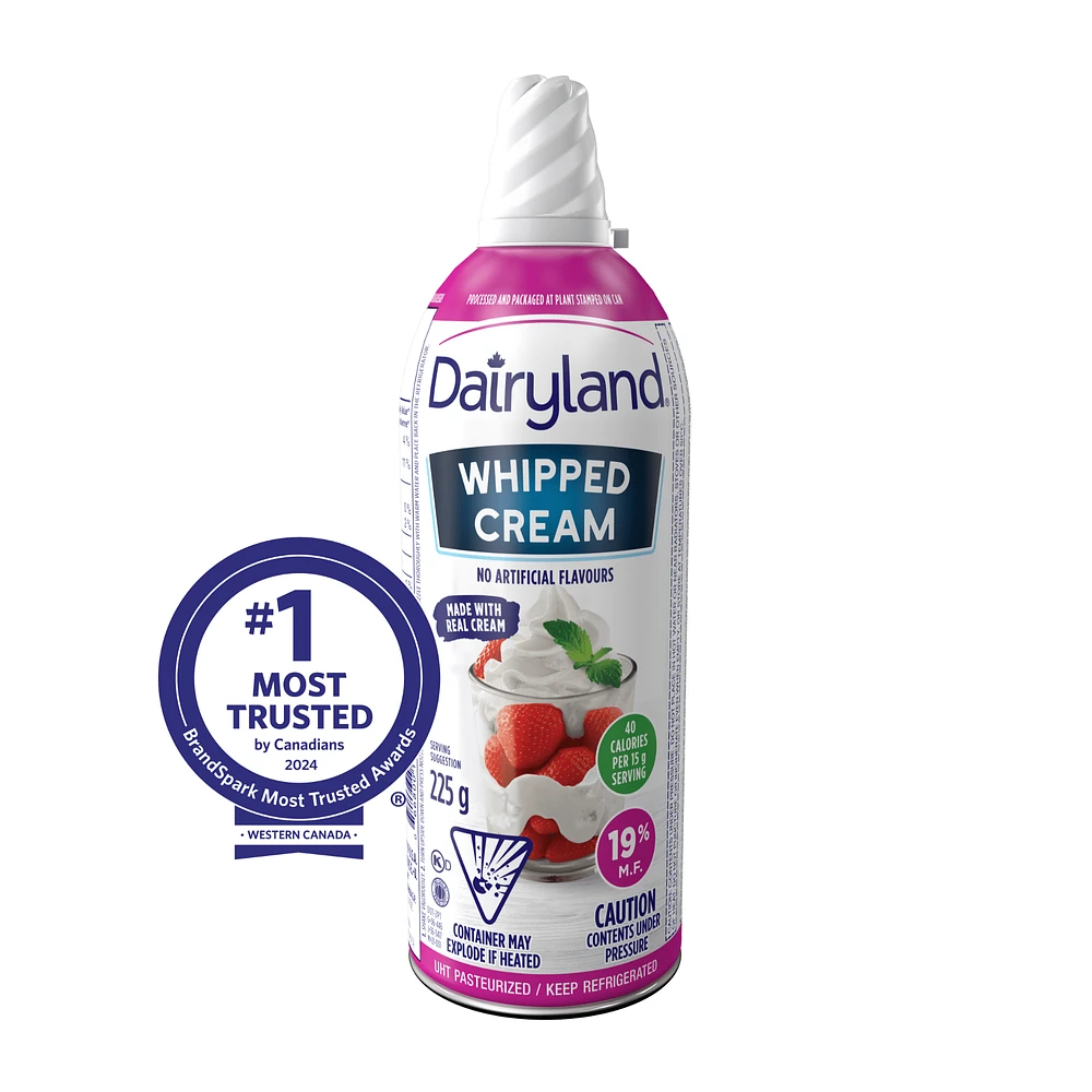 Dairyland 19% Aerosol Whipped Cream, 225 g