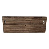 Hometrends 16" Walnut Shelf Wall Organizer