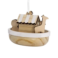 Décoration Hallmark de Noël (Arche de Noé, Signature, en bois)