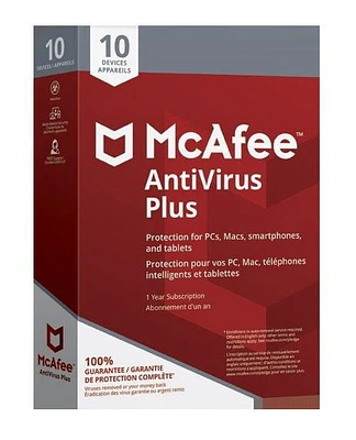 McAfee Anti Virus 10 appareils