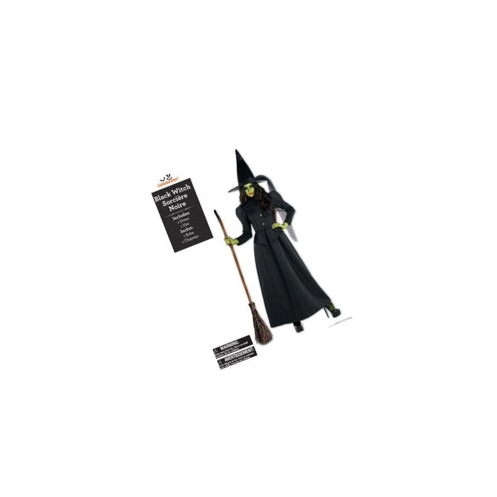 Way to Celebrate Women's Black Witch, X-Large