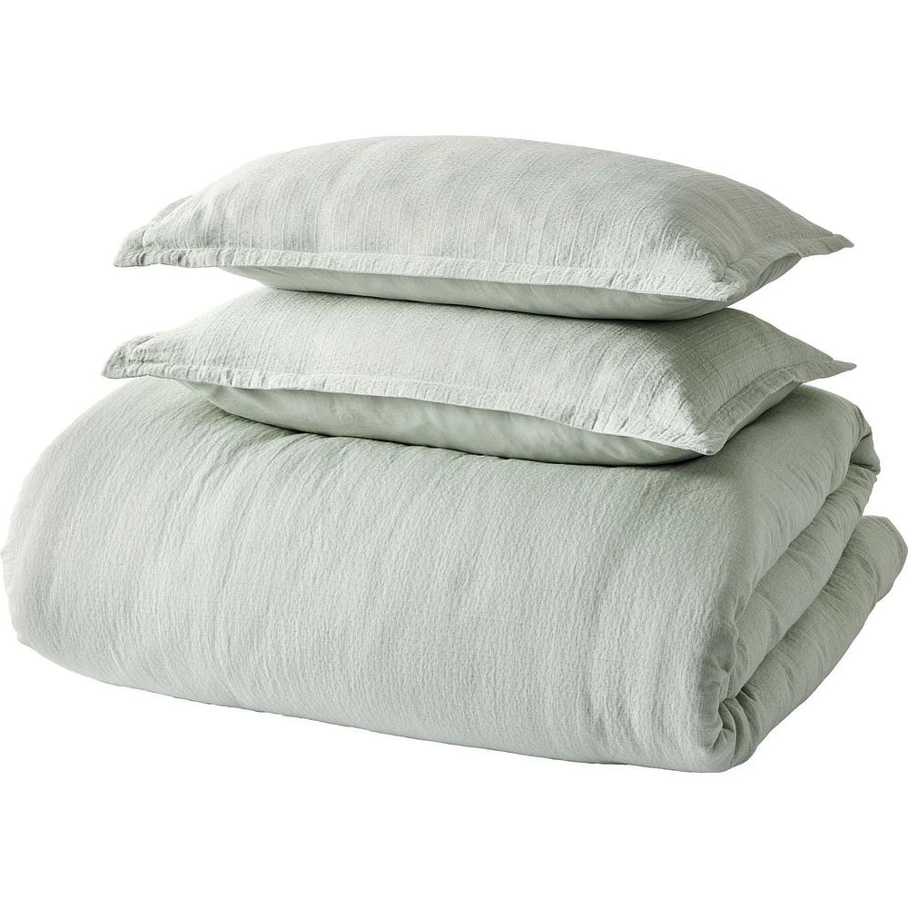 Ensemble de housse de couette 3 pièces en gaze froissée douce Better Homes & Gardens