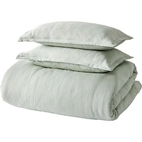 Ensemble de housse de couette 3 pièces en gaze froissée douce Better Homes & Gardens