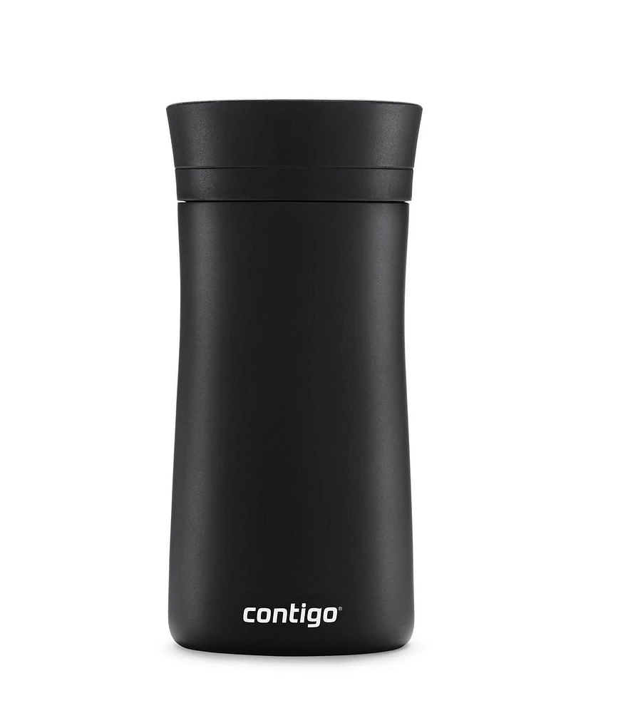 Contigo AUTOSEAL Premium Pinnacle Tasse de Voyage en Acier Inoxydable, 10 oz, Noir 10 oz, Sans BPA, 2121720