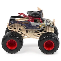 Monster Jam, Monster truck Pirate's Curse officiel, véhicule en métal moulé, série Bone Yard Trucks, échelle 1:64