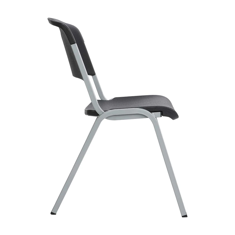 LIFETIME - Lot de chaises 4 empilables commerciales de qualité supérieure