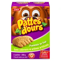 Bear Paws Baked Apple Cookies, Dare, 240 g