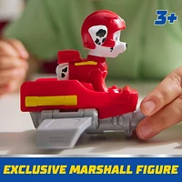 PAW Patrol: Action Pups Marshall Action Figure & Hoverboard Airplane Toy with Foldable Wings, Kids Toys for Boys & Girls Ages 3 and up