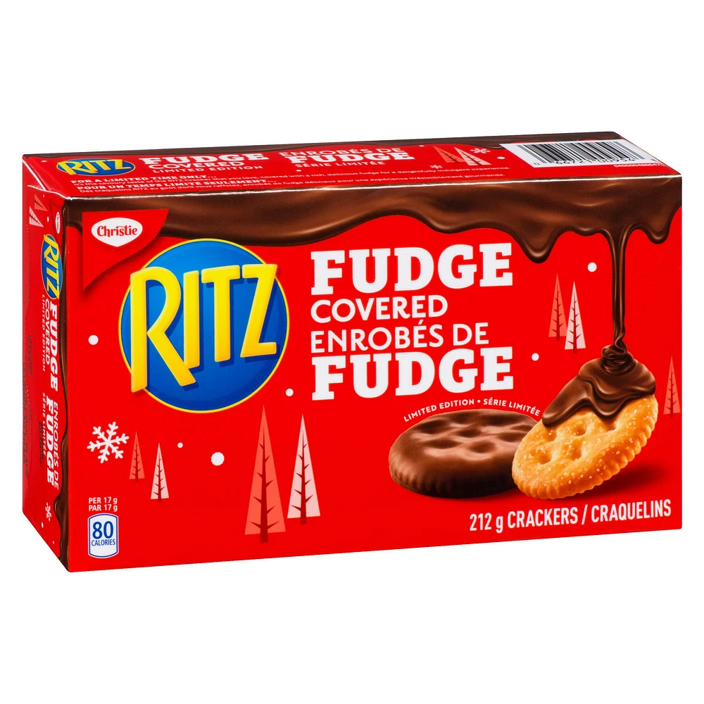 Craquelins Ritz Enrobés De Fudge