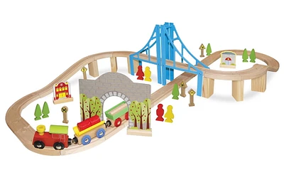 Ens. jouet train en bois Spark Create Imagine