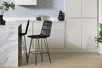 Rattan Counter Stool, Set of 2 from the collection Balka South Shore