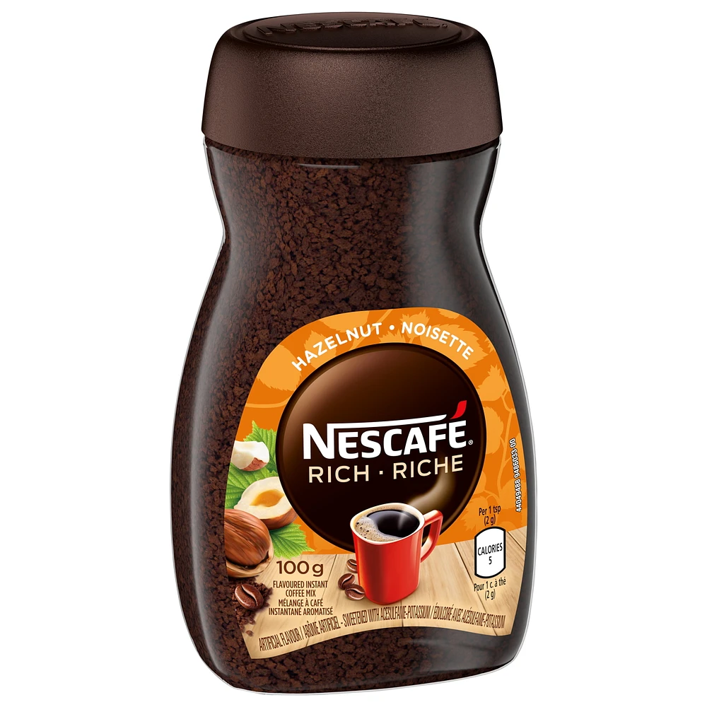 NESCAFÉ® Rich Hazelnut Instant Coffee 100 g, 100 GR