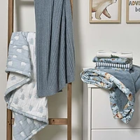 Modern Moments by Gerber Lot de 1 couvertures en gaze jacquard Taille 30" x 40"