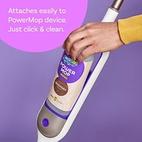 Solution nettoyante pour planchers en bois Swiffer PowerMop à séchage rapide, parfum Citron 0,75L