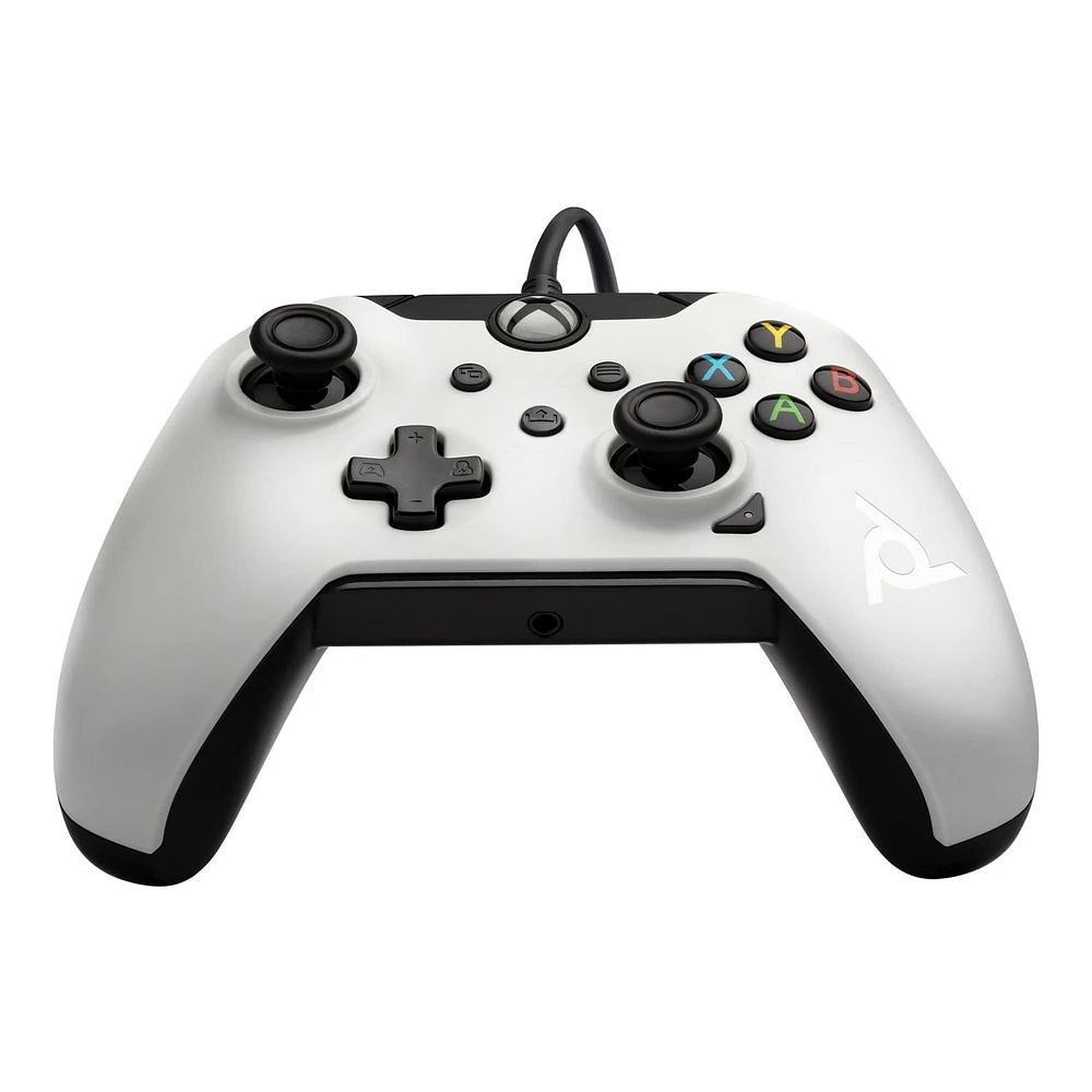 PDP Gaming Wired Controller: Arctic White - Xbox Series X|S, Xbox One, Xbox, Windows 10, 049-012-NA-WH, Xbox Series X/S