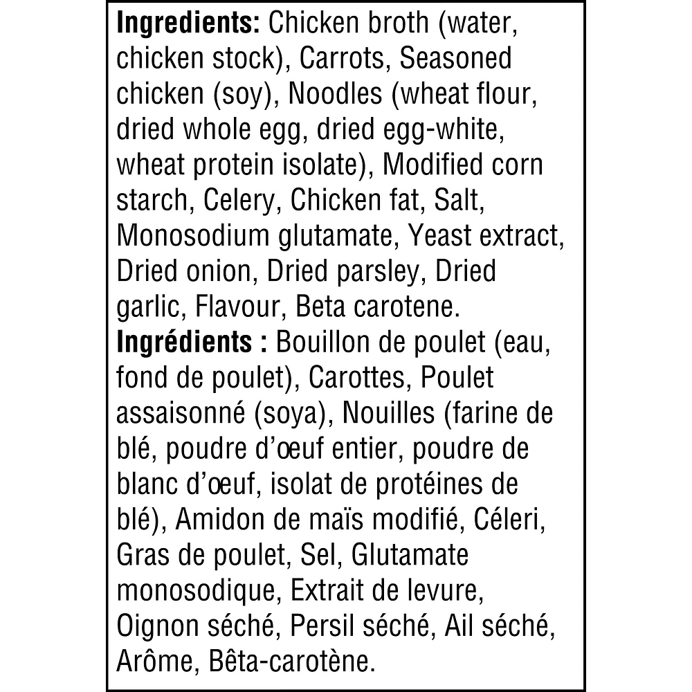 Campbell's® Ready to Serve Classic Chicken Noodle Soup, Shelf Stable, Ready to Serve Soup 515 mL