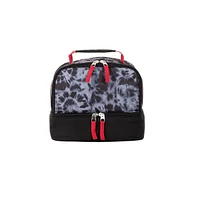 Sac à lunch double compartiment, tie-dye