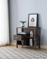 Storage Cabinet, Walnut Oak