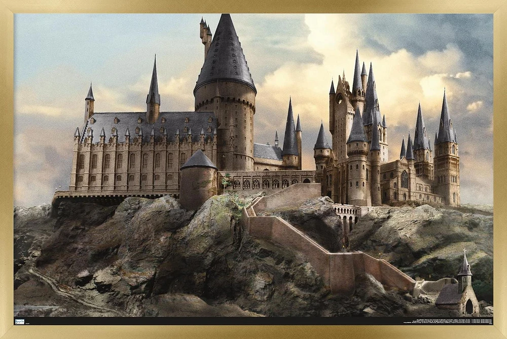 The Wizarding World: Harry Potter - Hogwarts at Sunrise Wall Poster