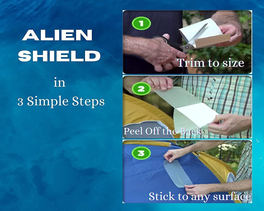 Alien Shield Ultra Durable Water-Proof Tape, 3 Pack, 5 Feet Rolls, Tape