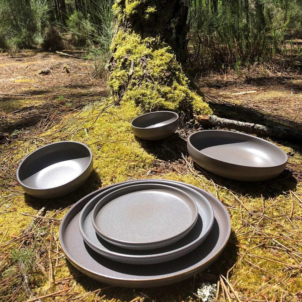 Mesa Ceramics Uno Bol à trempette en grès 12 cm Ensemble de 4