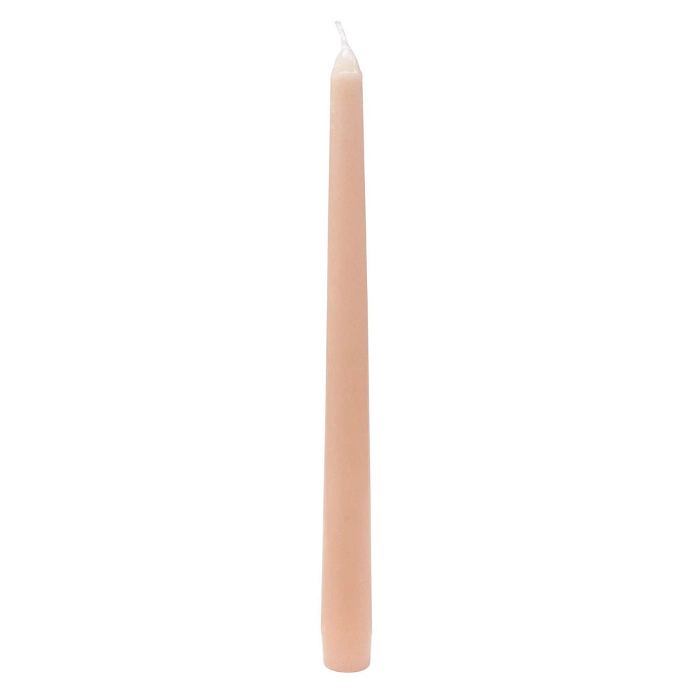Hometrends 10" Bougie effilée rosée 10"H, non parfumé