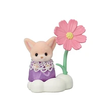 Calico Critters Blooming Baby Friends Series Sacs aveugles, ensemble surprise comprenant une figurine de poupée et un accessoire Figurine et accessoire